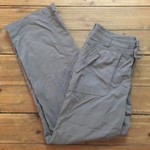Northface Gray Nylon Hiking Pants
